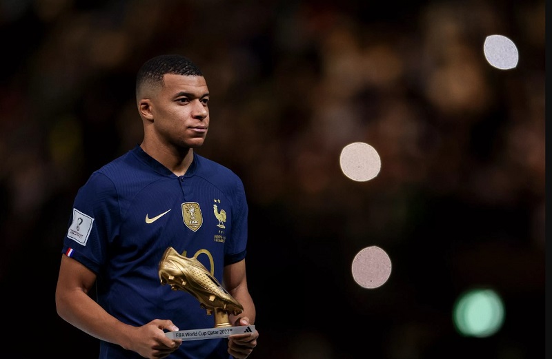 Tiền đạo Kylian Mbappe giành được danh hiệu vua phá lưới World cup 2022.